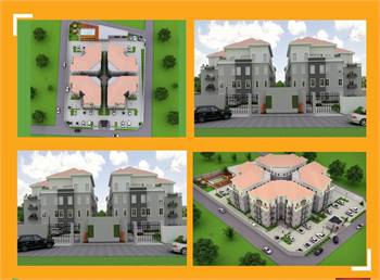 1, 2, and 3 bedroom apartments in serviced Private Estate